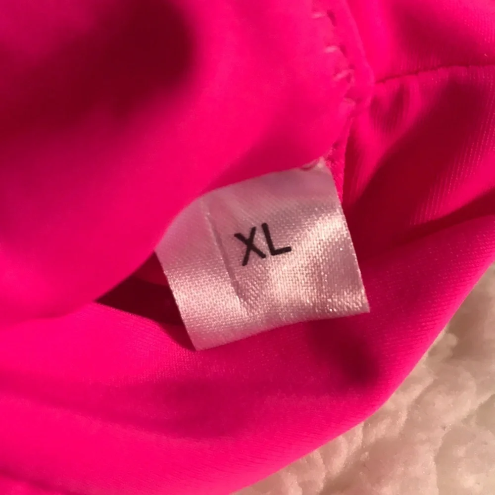 NWOT pink bikini bottom XL